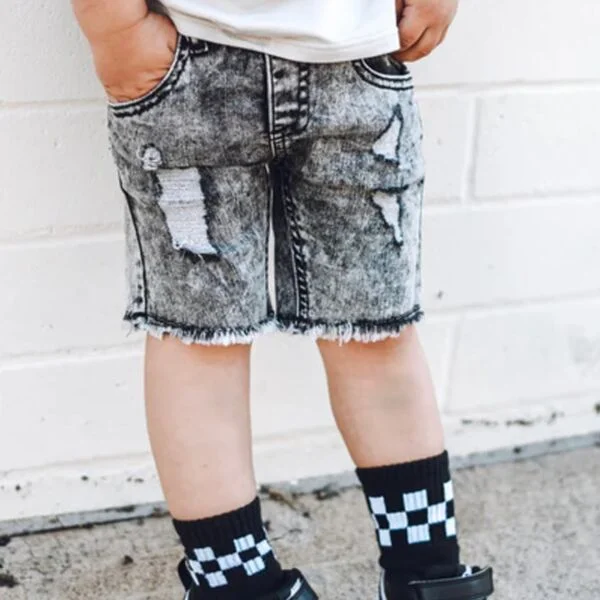 Acid Washed Shorts