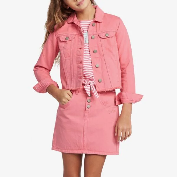 Pink Denim Jacket