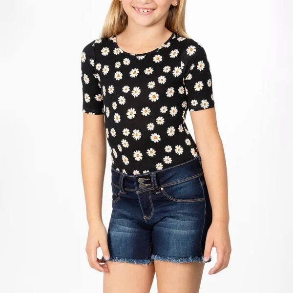 Slim Denim Shorts