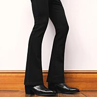 Black Flared Leg Jeans