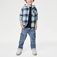 Cuffed Cargo Jeans