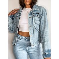 Denim Jacket With Back Patch