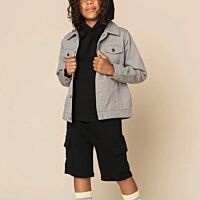 Grey Denim Jacket