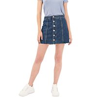 High Waisted Denim Skirt