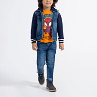 Hooded Denim Jacket