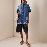 Half Sleeves Denim Shirt 