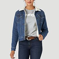Western Sherpa Lined Denim Jacket