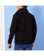 Black Denim Sherpa Jacket