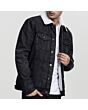 Black Sherpa Jean Jacket