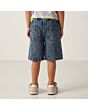 Bleached Jean Shorts