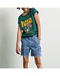 Cargo Denim Shorts