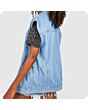 Oversized Denim Vest 