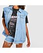 Oversized Denim Vest 