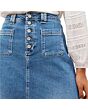 Long A Line Denim Skirt