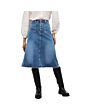 Long A Line Denim Skirt