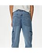 Loose Fit Cargo Jeans