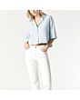 Crop Denim Shirt