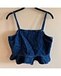 Cropped Peplum Top