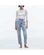 Cropped Straight Jeans