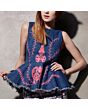 Embroidered Peplum top