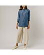 Denim Oversized Blouse 