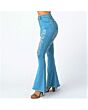 Ripped Bell Bottom Jeans