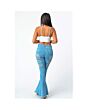 Ripped Bell Bottom Jeans
