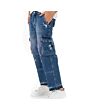 Distress Cargo Jeans