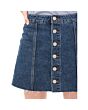 High Waisted Denim Skirt