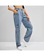 High Waisted Cargo Jeans