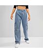High Waisted Cargo Jeans