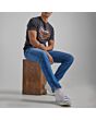High Waist Slim Jeans