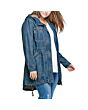 Denim Jacket With Hood