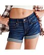 Low Rise Denim Shorts