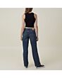 Low Rise Straight Jeans