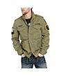 Military Style Denim Jacket