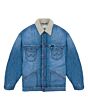 Oversized Sherpa Denim Jacket