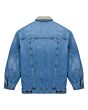 Oversized Sherpa Denim Jacket
