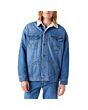 Oversized Sherpa Denim Jacket