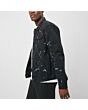 Paint Splatter Denim Jacket