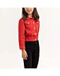 Red Denim Jacket: