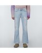 Ripped Flared Leg Jeans