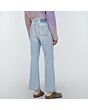 Ripped Flared Leg Jeans