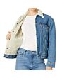 Sherpa Lined Jeans Jacket