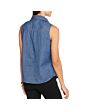 Sleeveless Chambray Shirt