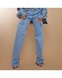 Straight Fit Cargo Jeans