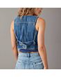 V-Neck Denim Vest