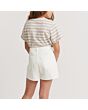 White Denim Shorts