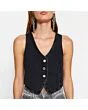 Black Denim Vest