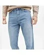 Cropped Straight Leg Jeans